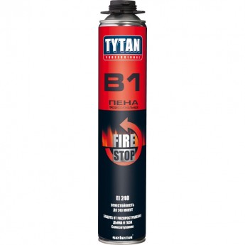 Профессиональная огнеупорная монтажная пена TYTAN PROFESSIONAL В1
